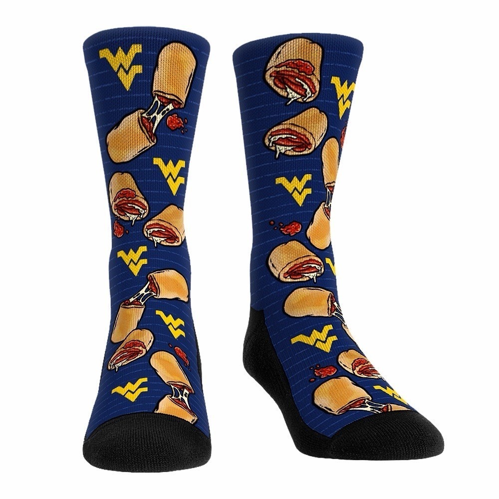 WEST VIRGINIA MOUNTAINEERS‎ PEPPERONI ROLLS Adult Large XL Rock'Em